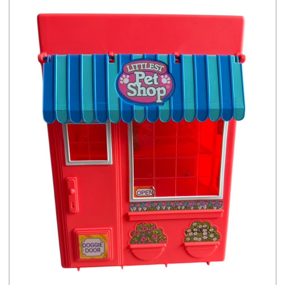 Vintage 1992 Kenner Littlest Pet Shop Storefront Playset Carrying Case